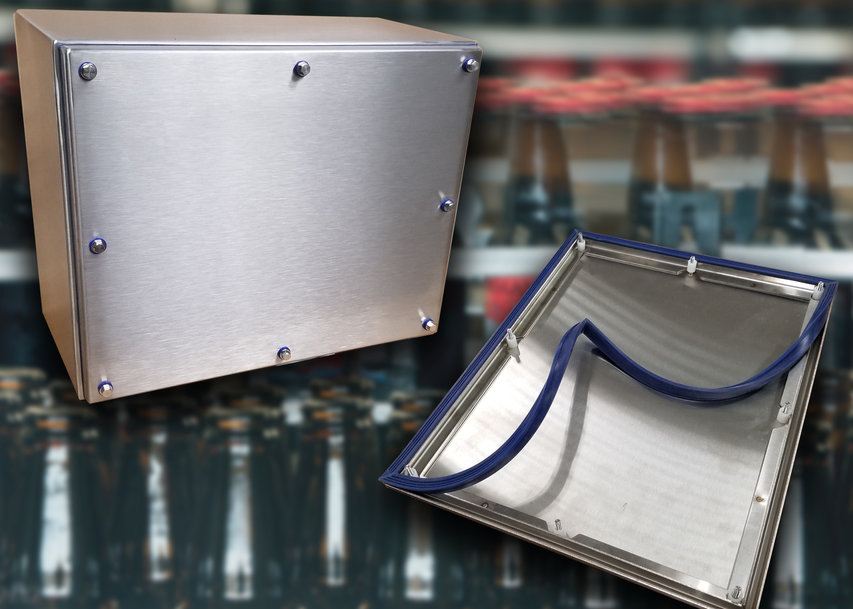 Hammond’s new IP69/IP69K HYJ and HYPB stainless enclosures for hygienic applications